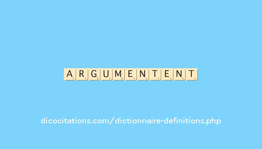 argumentent argumentent