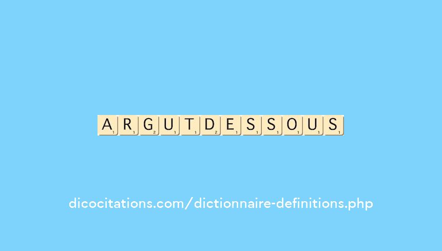 argut-dessous