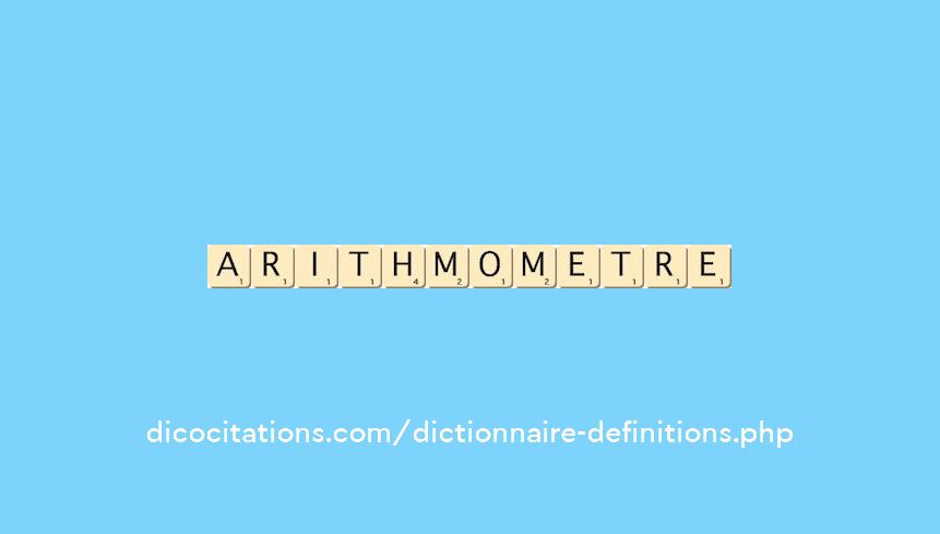 arithmometre