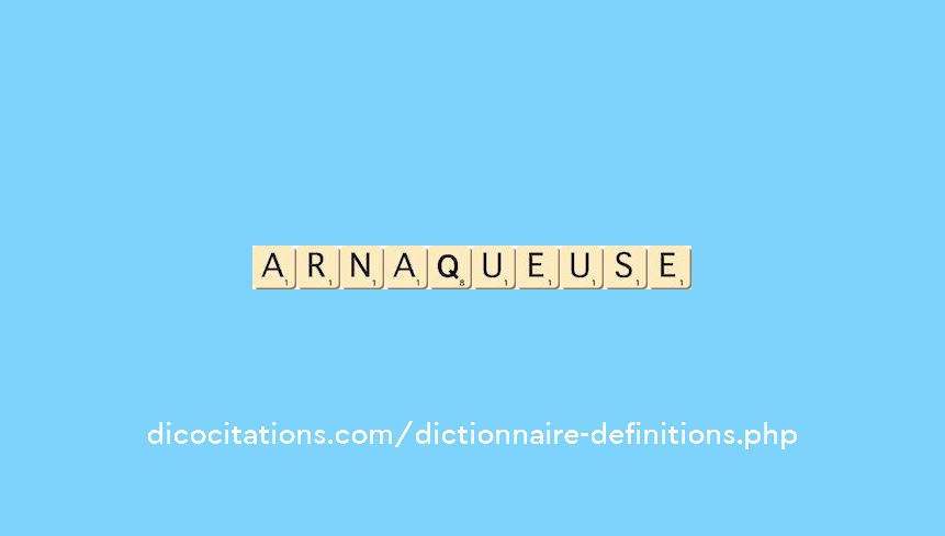 arnaqueuse arnaqueuse