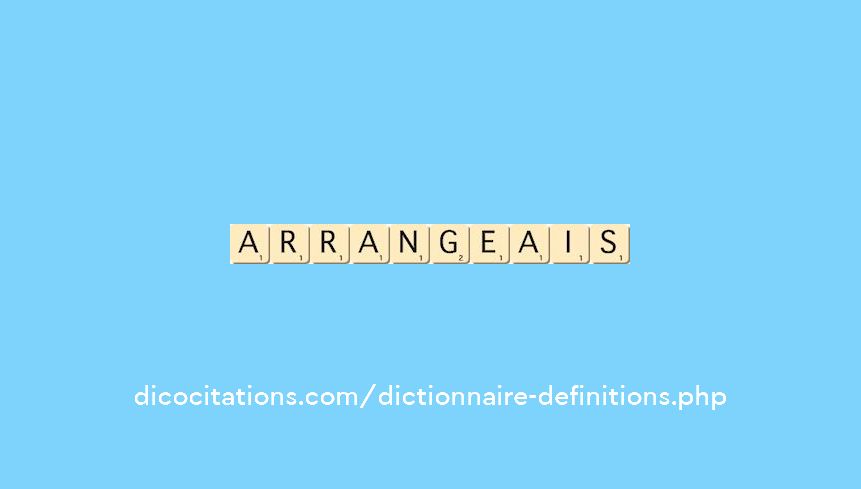 arrangeais arrangeais