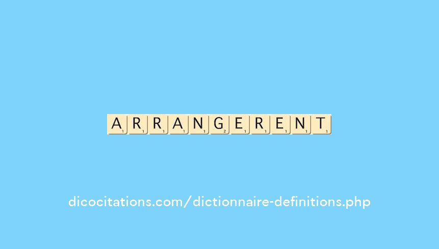 arrangerent