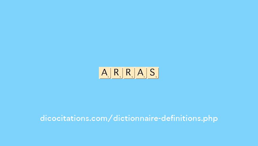 arras