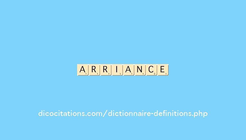 arriance arriance
