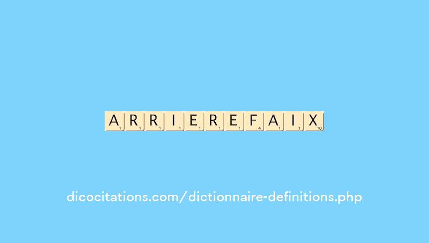 arriere-faix