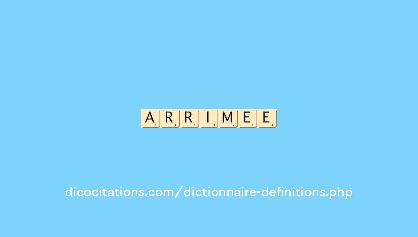 arrimee arrimee