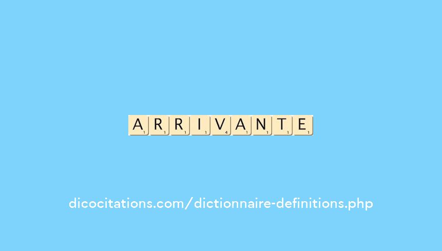 arrivante