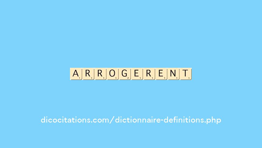 arrogerent arrogerent