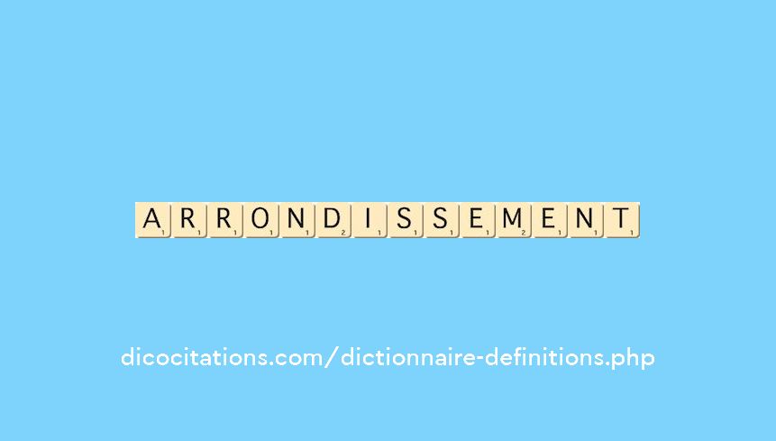 arrondissement
