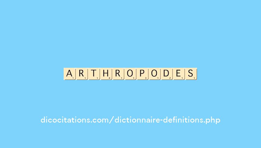 arthropodes arthropodes