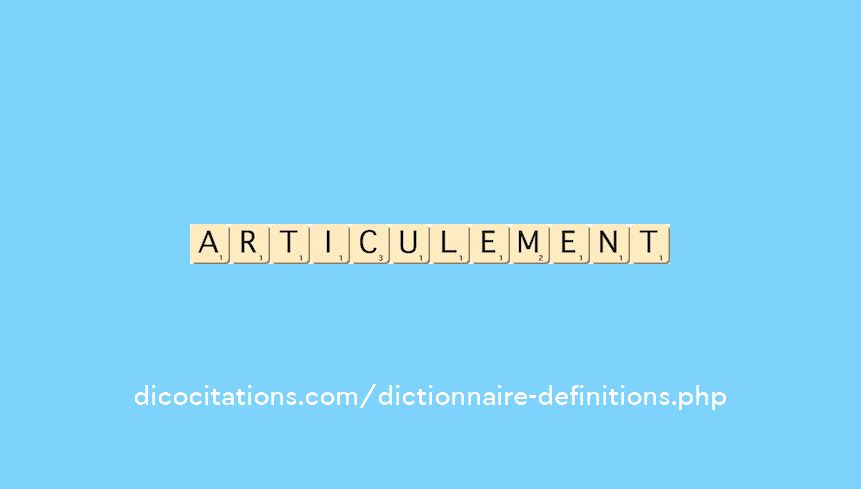 articulement