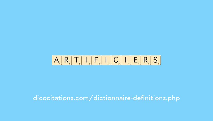 artificiers artificiers