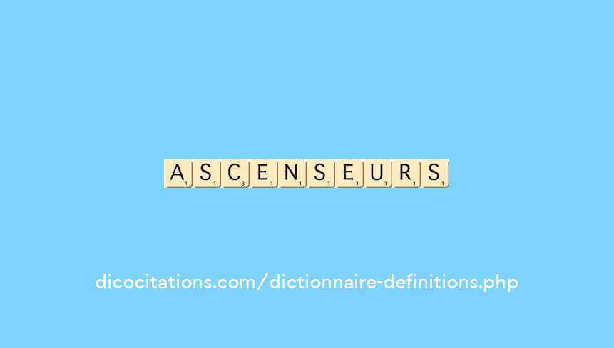 ascenseurs ascenseurs