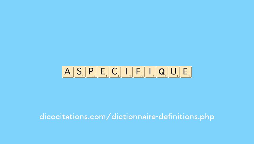 aspecifique aspecifique