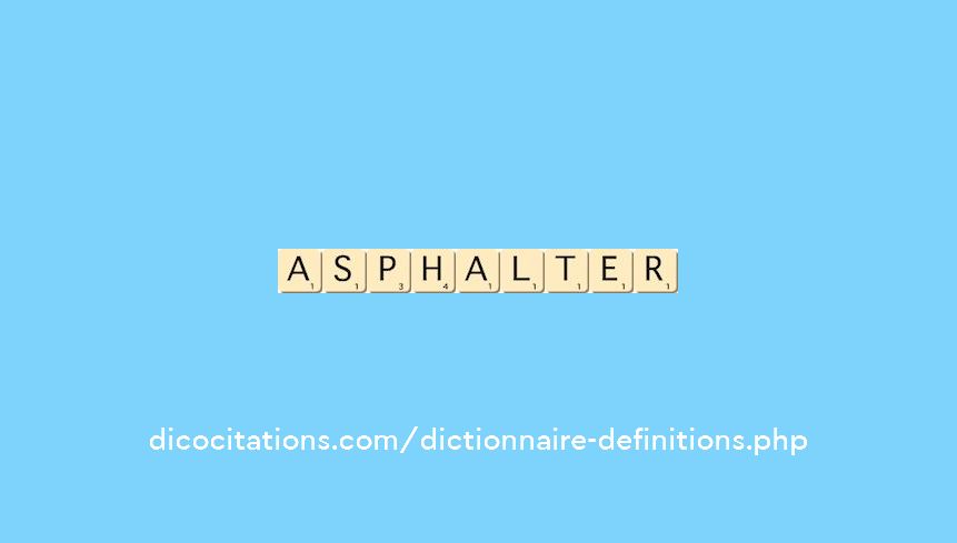 asphalter asphalter