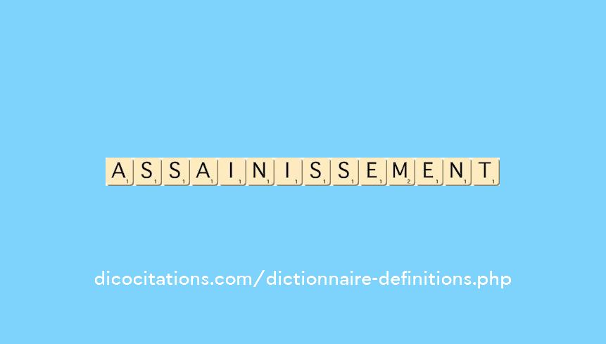 assainissement assainissement