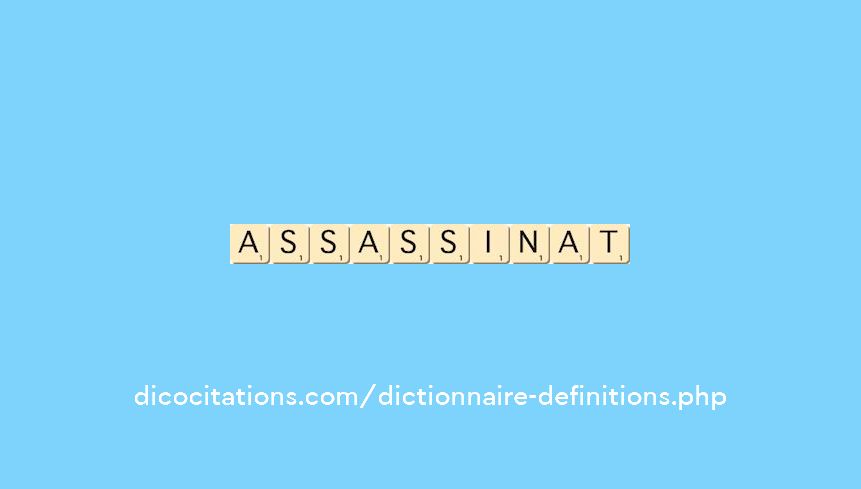 assassinat assassinat
