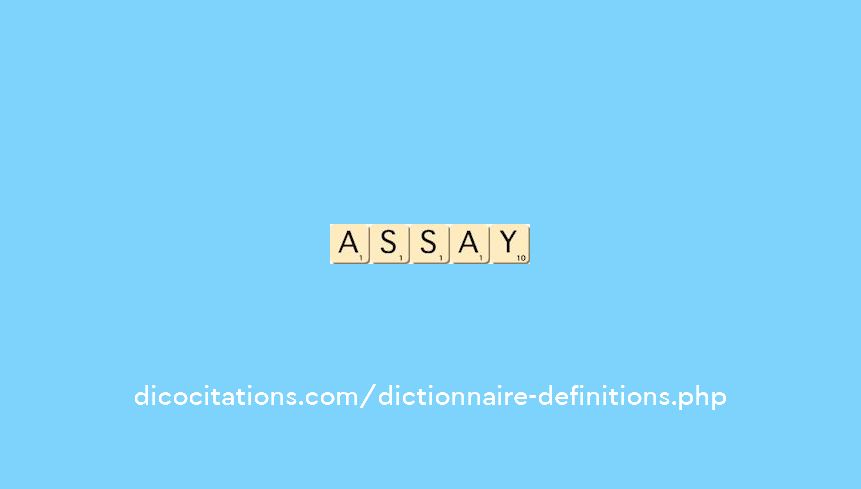 assay