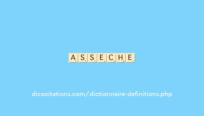 asseche asseche