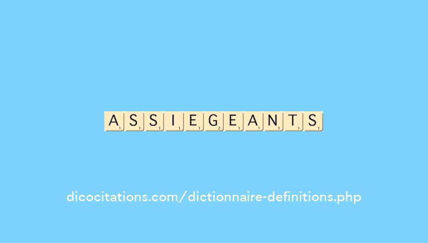 assiegeants assiegeants