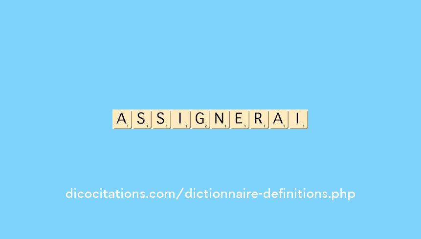 assignerai assignerai