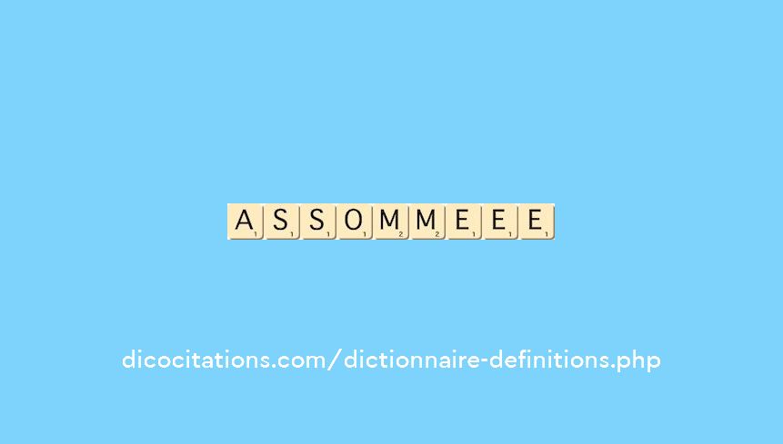 assomme--ee