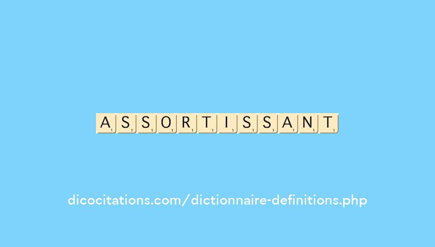 assortissant assortissant