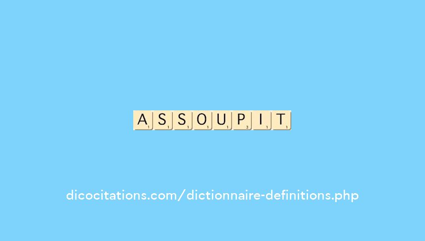 assoupit assoupit
