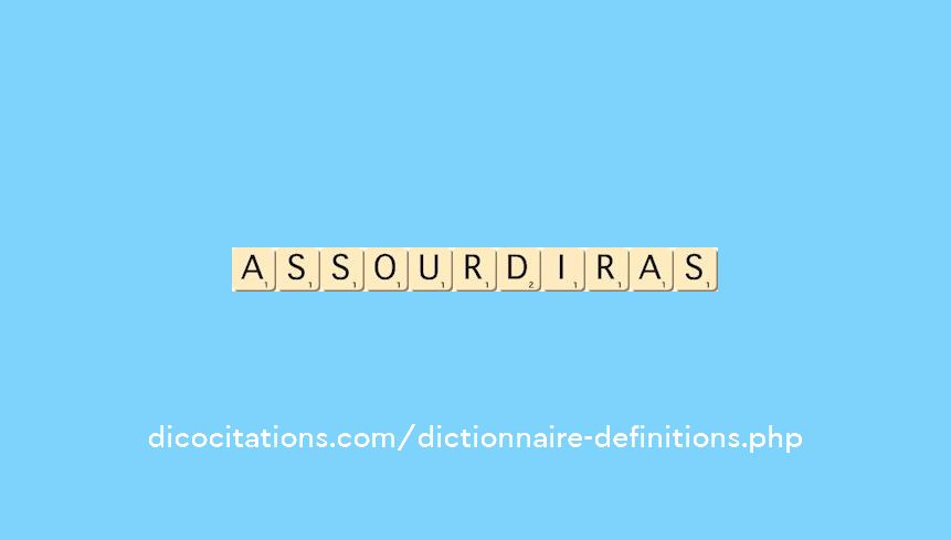 assourdiras assourdiras
