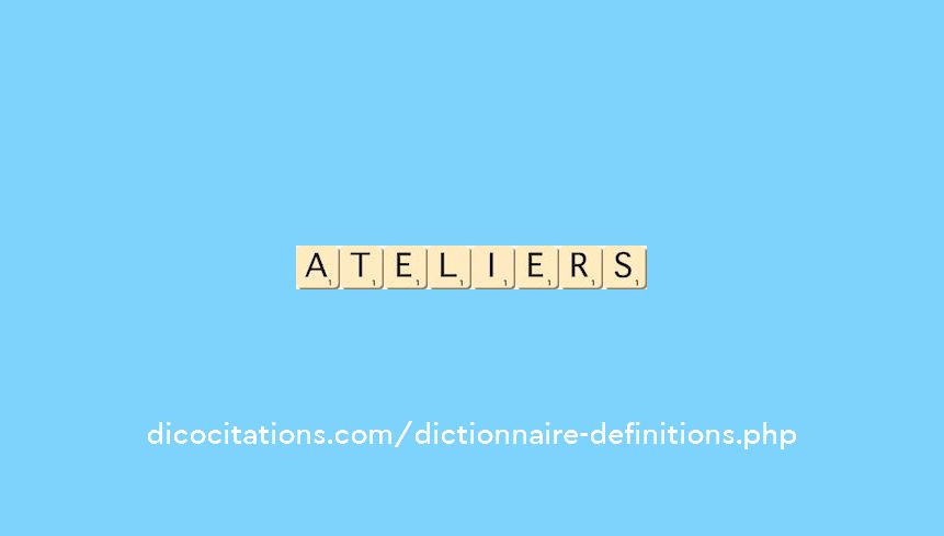 ateliers ateliers
