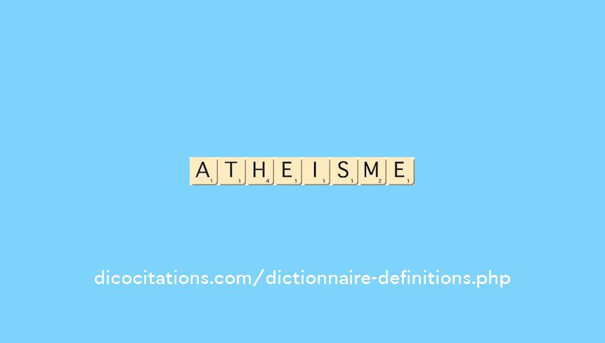 atheisme atheisme