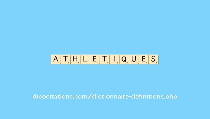 athletiques athletiques
