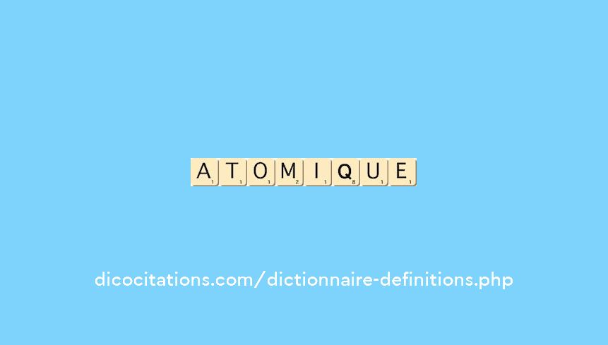 atomique atomique