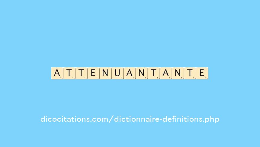 attenuant--ante