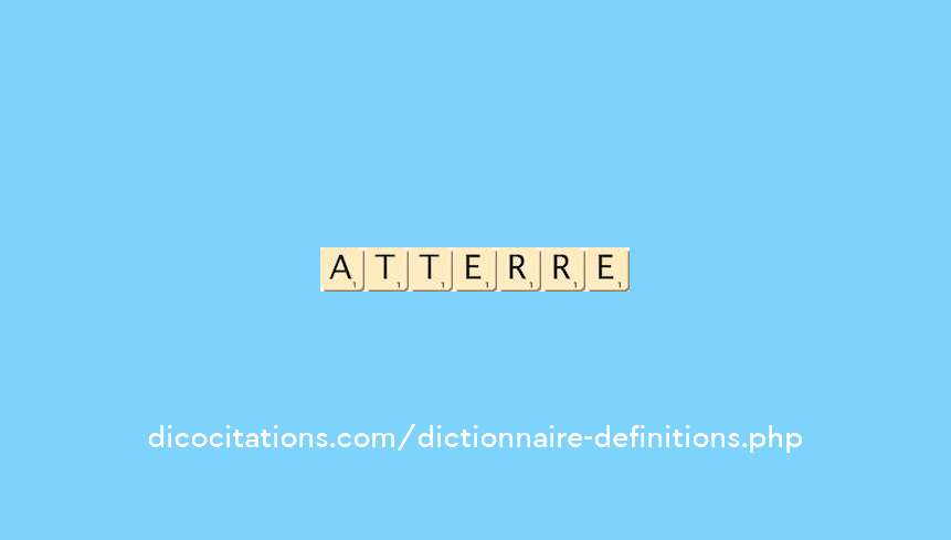 atterre atterre