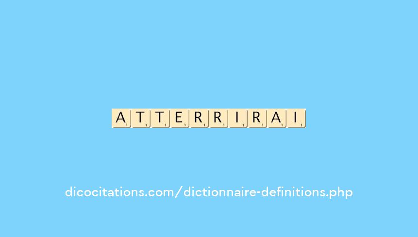 atterrirai atterrirai