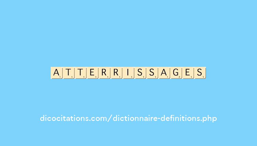 atterrissages atterrissages