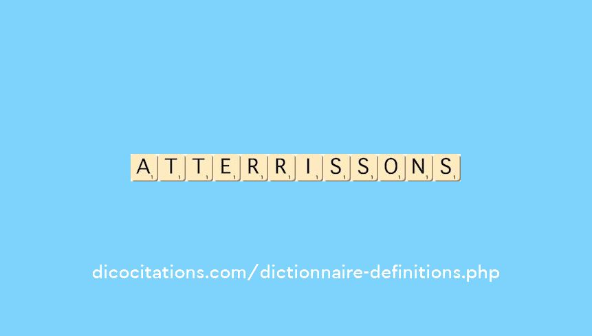 atterrissons atterrissons