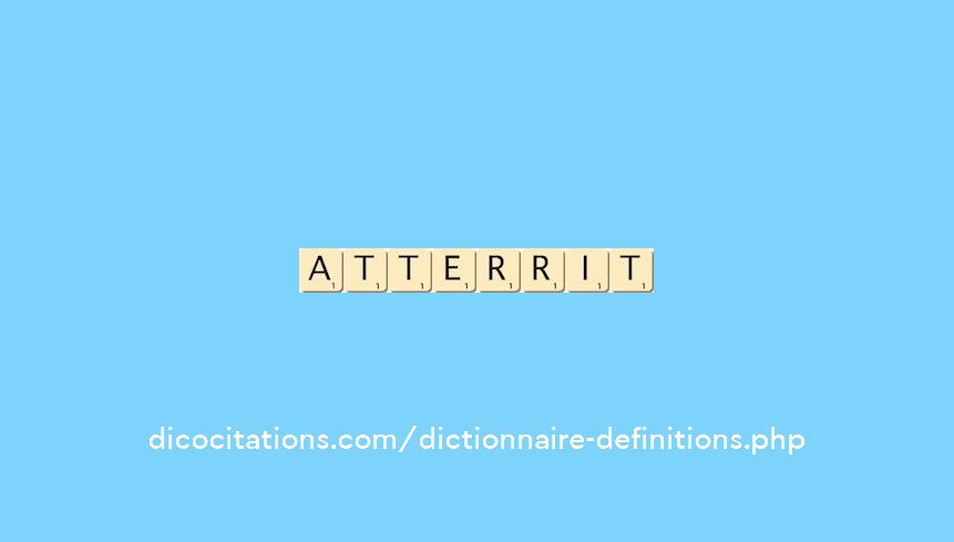 atterrit atterrit