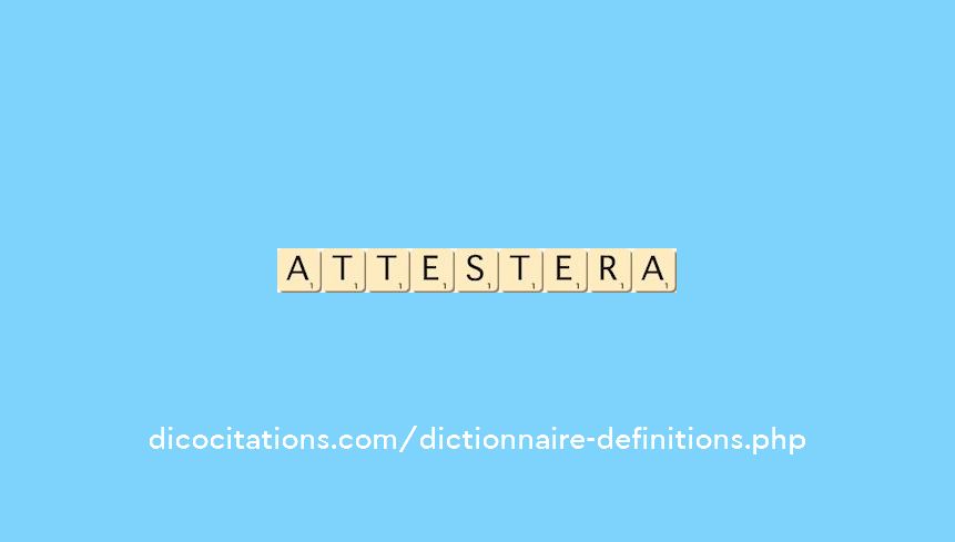 attestera attestera
