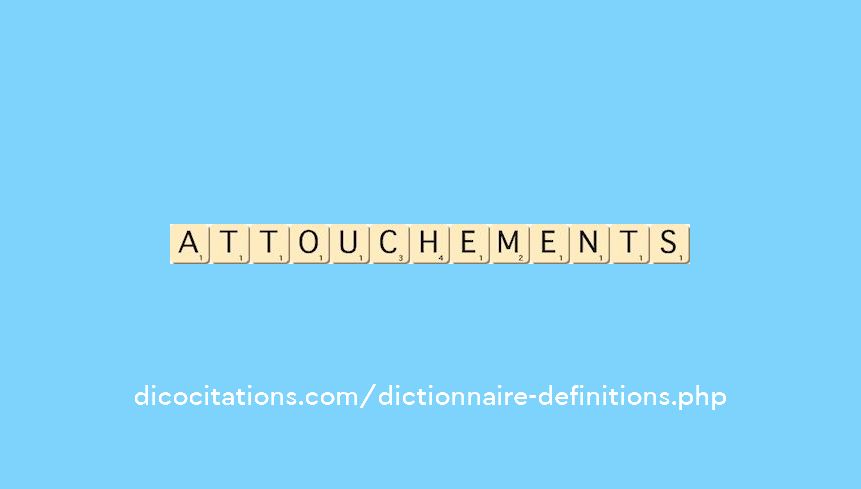attouchements attouchements