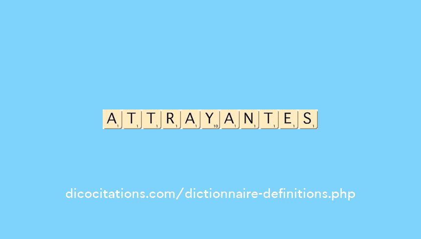 attrayantes attrayantes