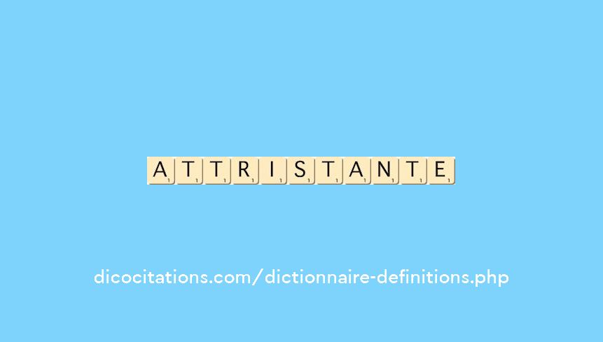 attristante attristante