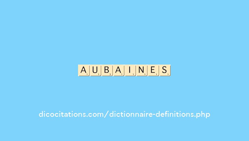 aubaines aubaines