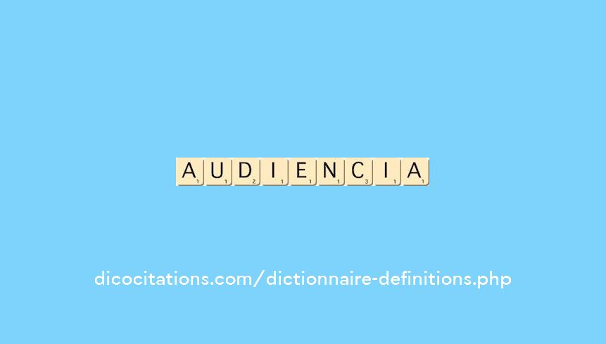 audiencia