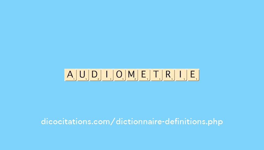 audiometrie audiometrie