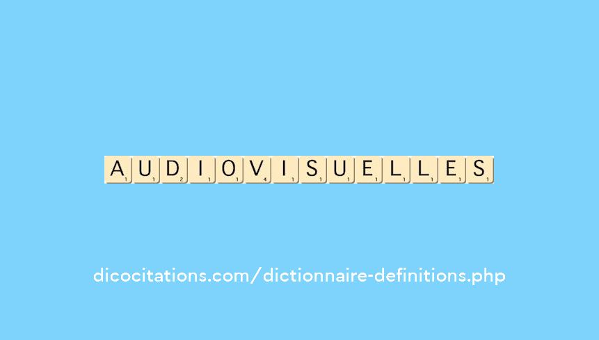 audiovisuelles