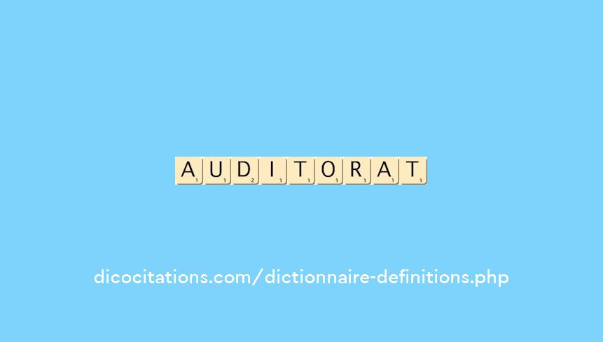 auditorat