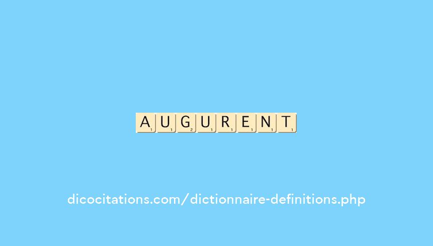 augurent augurent