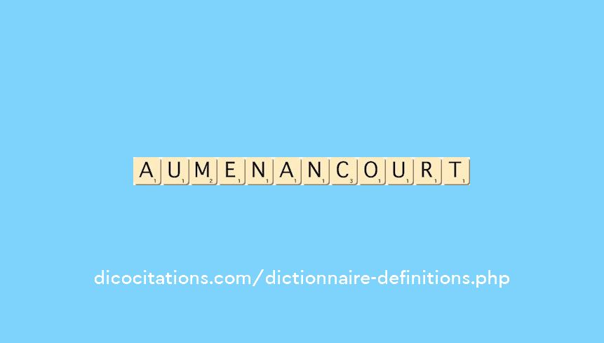aumenancourt aumenancourt